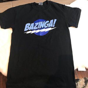 Big Bang Theory Comic Book Cover Bazinga Tee